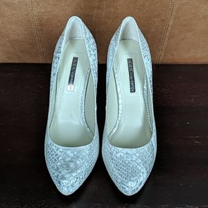 BCBGeneration Silver Snake Platform